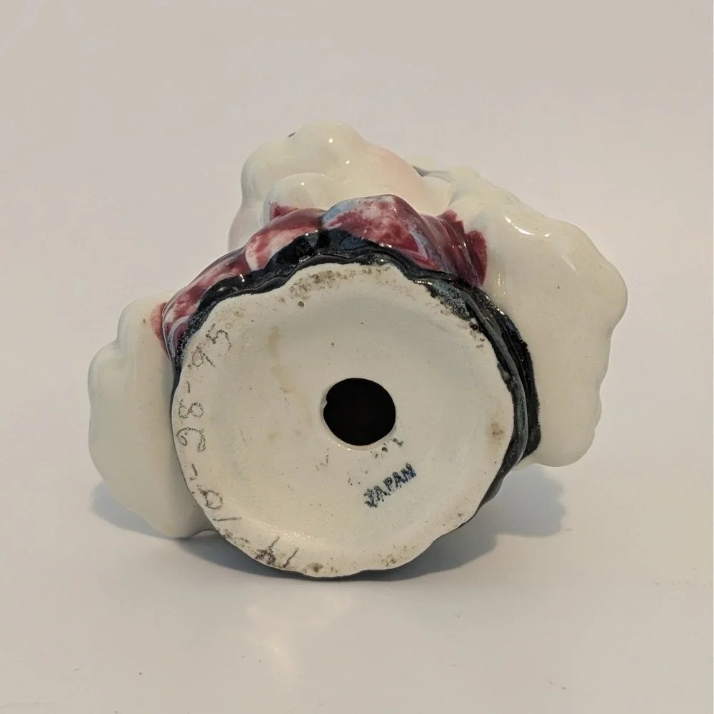 Vintage Poodle Head Dog Salt And Pepper Shakers Anthropomorphic Made In Japan